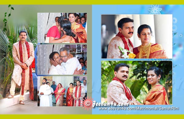 Sanish Rini Marriage Photos Kerala 